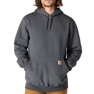 Carhartt Rain Defender Loose Fit Heavyweight Hoodie Sweatshirt Mens 2XL Charcoal